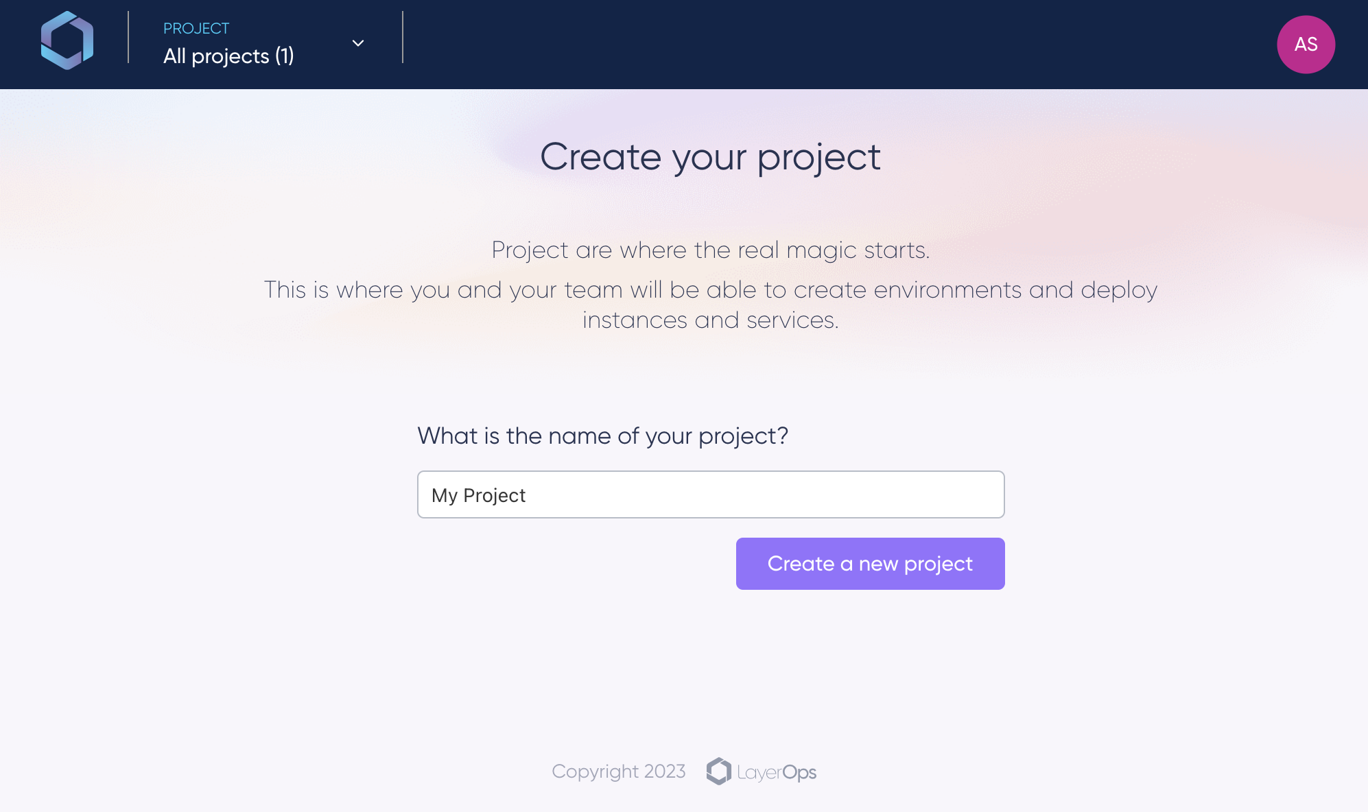 create-project